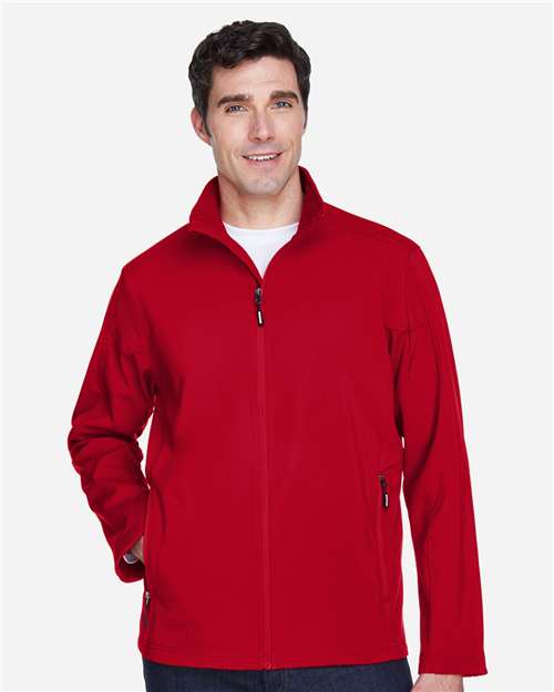 Core365 Men's Cruise Two-Layer Fleece Bonded Soft Shell Jacket
