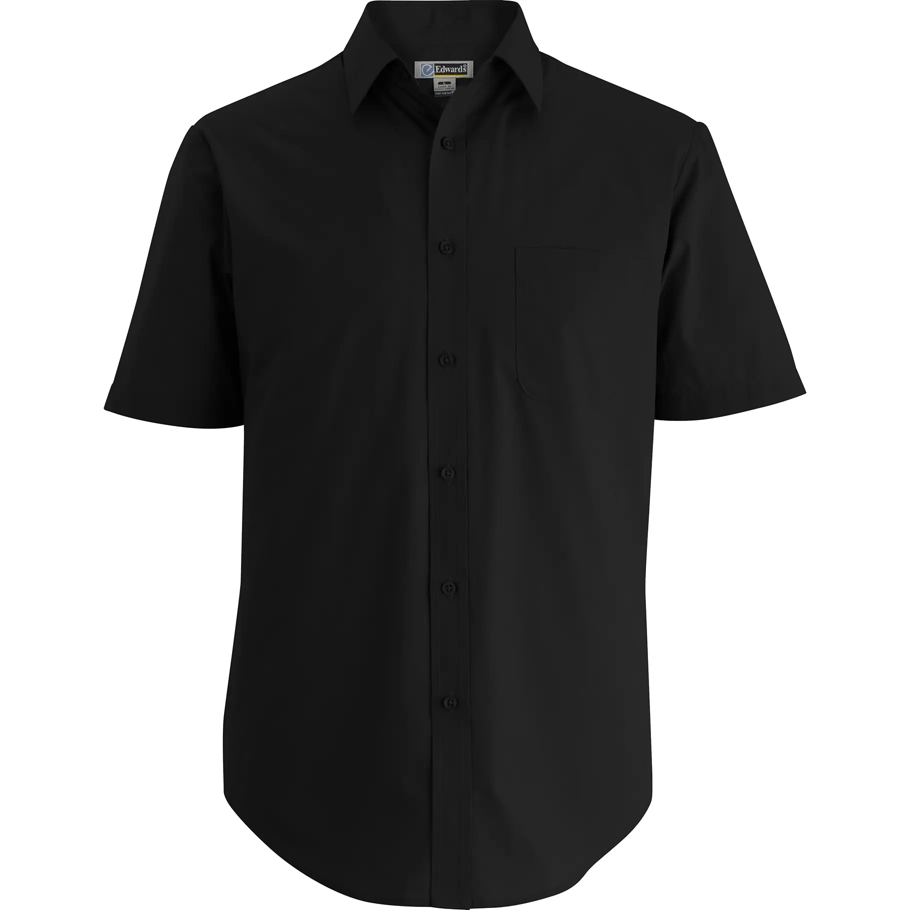Essential Broadcloth Short Sleeve Mens Shirt
