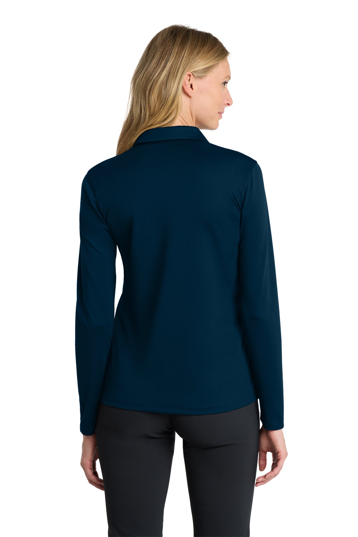 TH Nike Women's Dri-FIT Micro Pique 2.0 Long Sleeve Polo