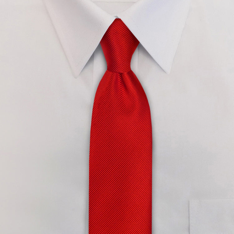 Solid Twill Clip-On Necktie
