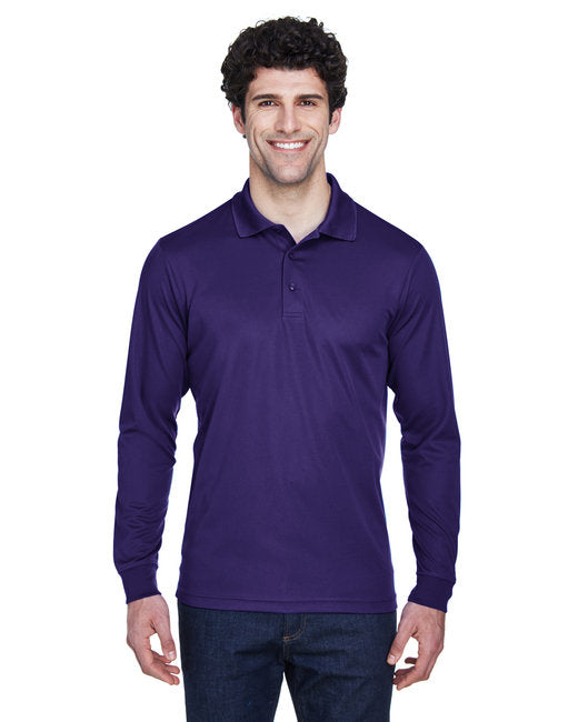 Men's Pinnacle Performance Long Sleeve Piqué Polo
