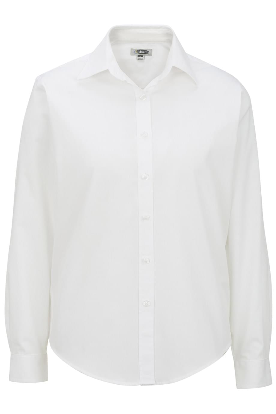 Pinpoint Oxford Long Sleeve Ladies Shirt