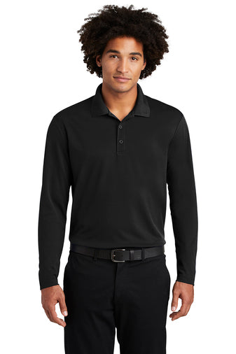Sport-Tek ® PosiCharge ® RacerMesh ® Long Sleeve Polo