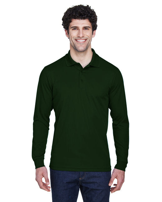 Men's Pinnacle Performance Long Sleeve Piqué Polo