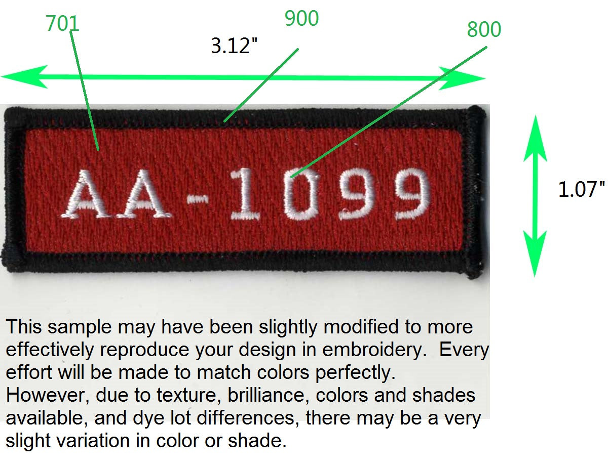 Patch (NEW CPS AA-1099) Underneath NEW CPS Patch