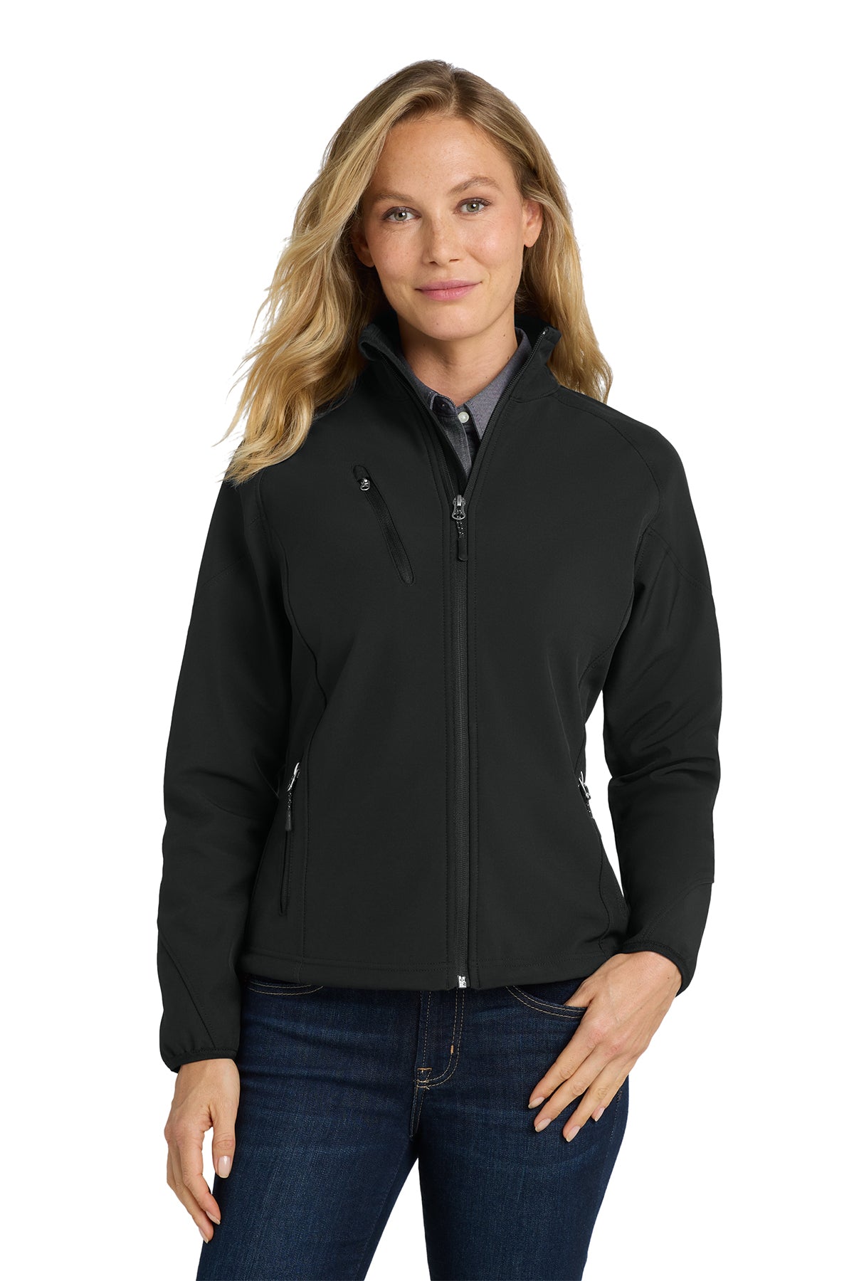 Port Authority® Women's Textured Soft Shell Jacket