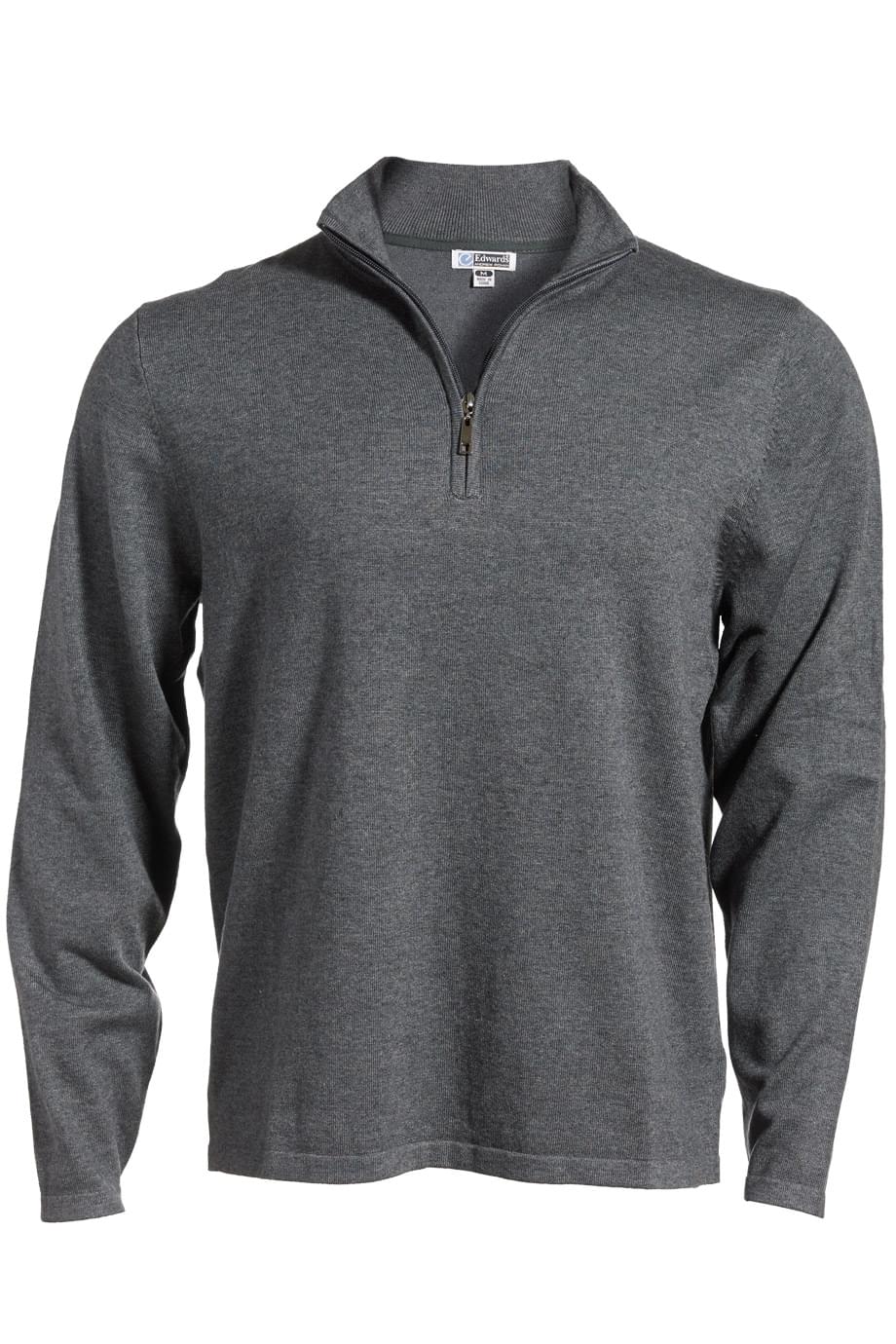 Quarter-Zip Cotton Blend Sweater
