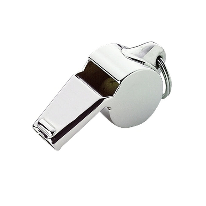 IND #P4917 Nickel Plated Brass Whistle