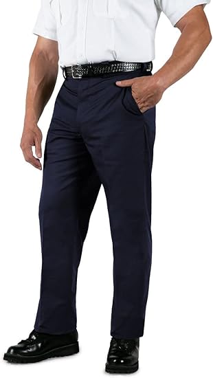 First Class Polyester Elastique Weave Uniform Slacks
