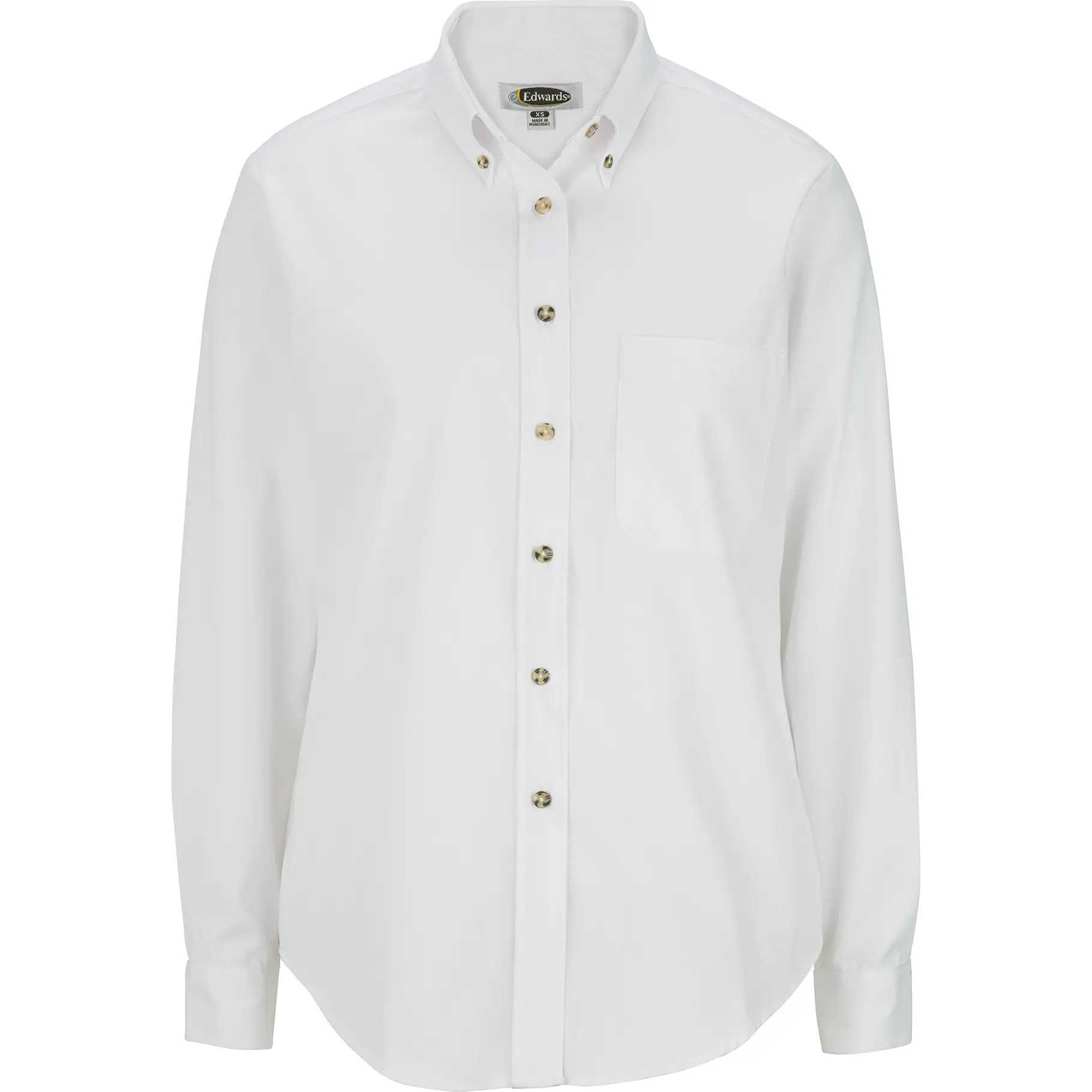 Easy Care Poplin Long-Sleeve Ladies Shirt