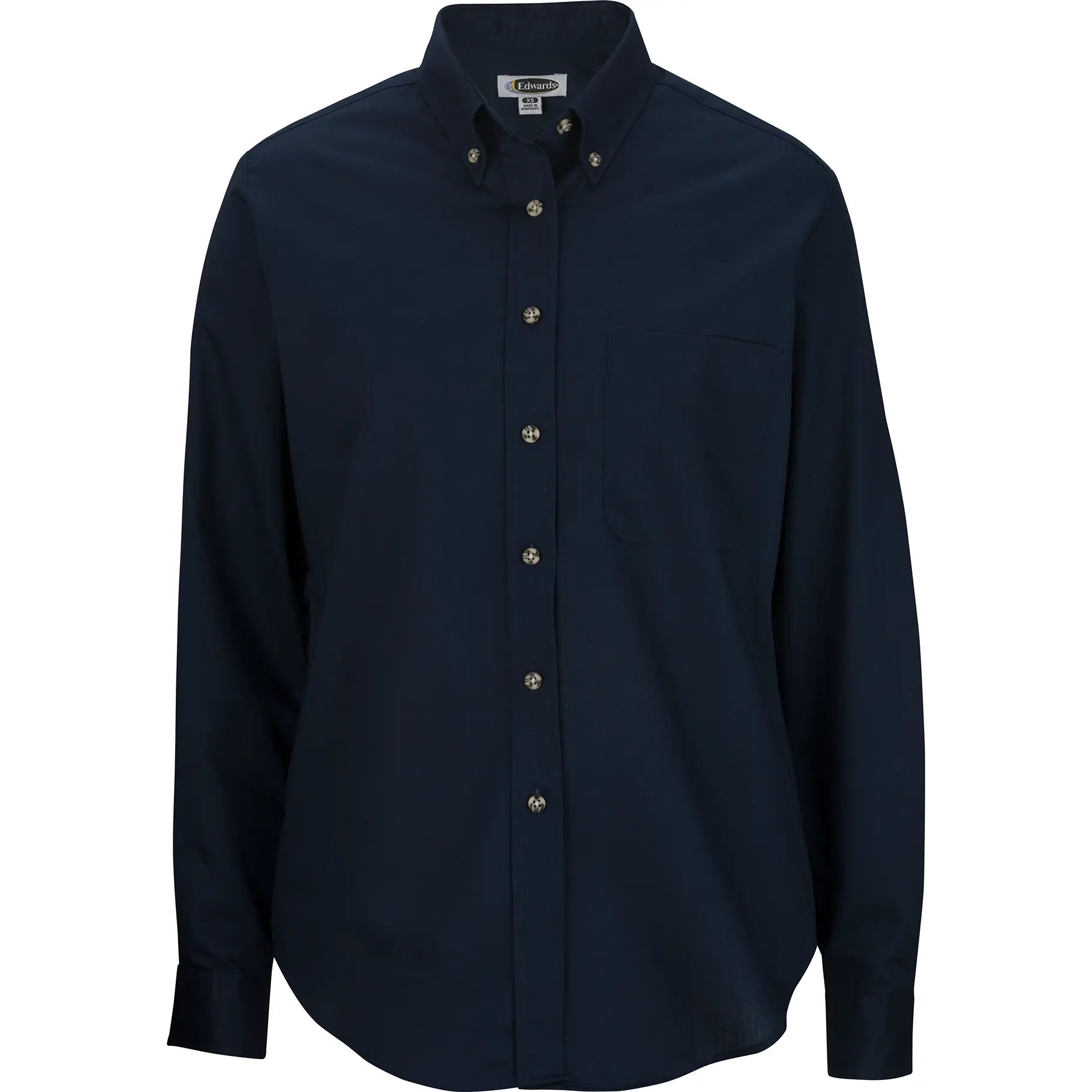 Easy Care Poplin Long-Sleeve Ladies Shirt