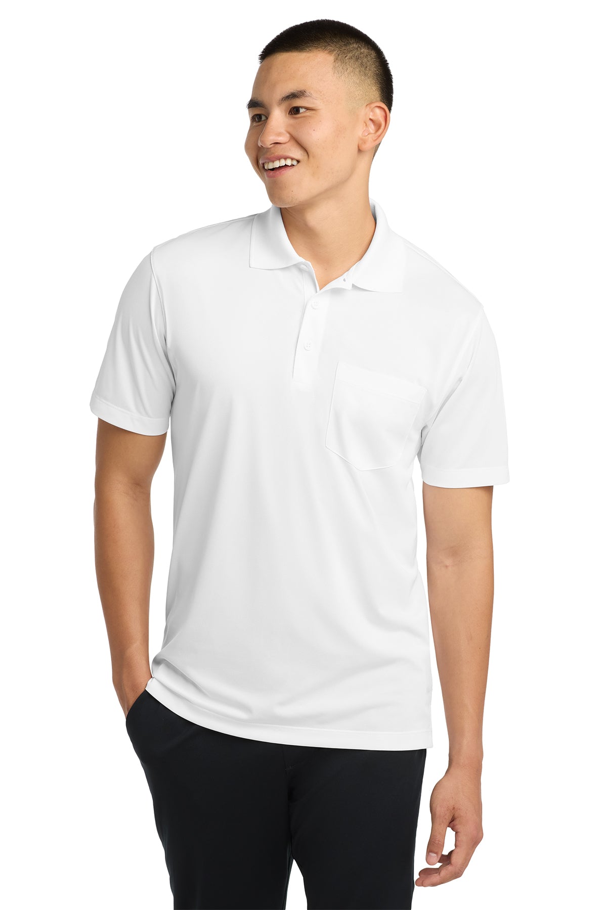 Sport-Tek® Micropique Sport-Wick® Pocket Polo