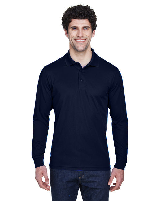 Men's Pinnacle Performance Long Sleeve Piqué Polo