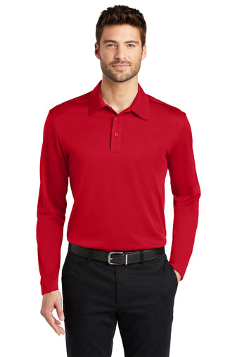 Port Authority® Silk Touch™ Performance Long Sleeve Polo