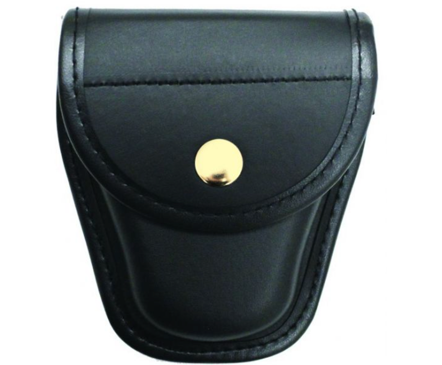 Single Plain Leather Handcuffs Holder