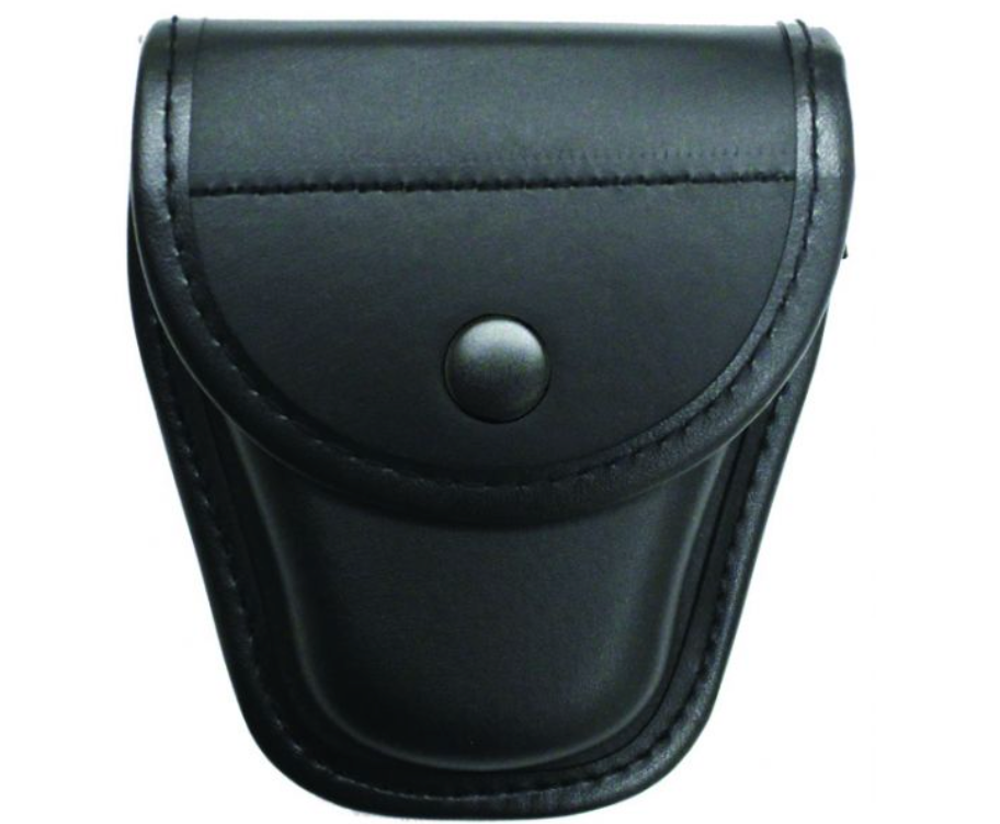 Single Plain Leather Handcuffs Holder