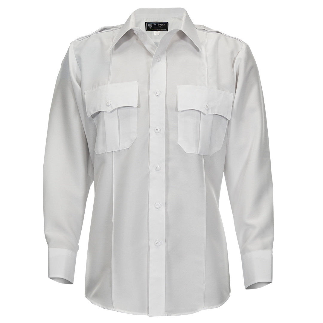 Men’s Polyester Long Sleeve Uniform Shirt