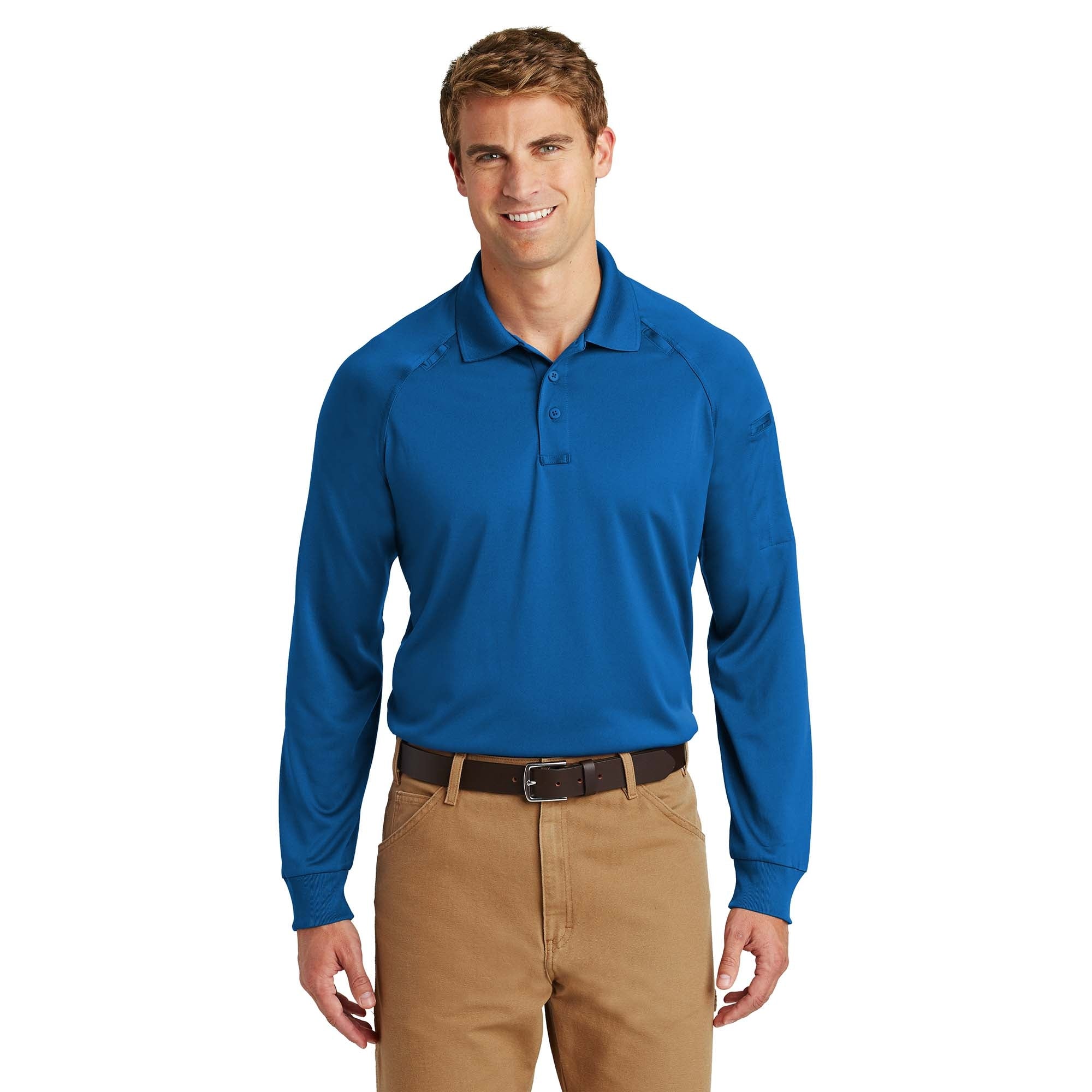 CornerStone® Select Long Sleeve Snag-Proof Tactical Polo