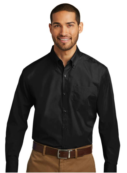 Port Authority® Long Sleeve Carefree Poplin Shirt