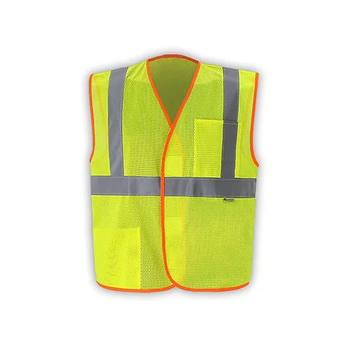High Visibility Economy Vest, Class 2, Lime, Hook & Loop Closure