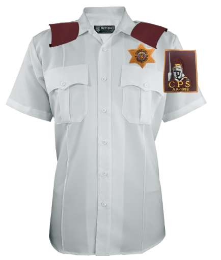 CPS Men’s Polyester Short Sleeve Uniform Shirt