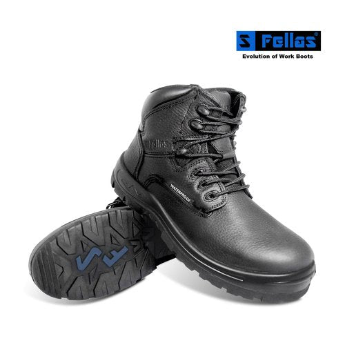 Men 6050 Poseidon Comp Toe Waterproof Black