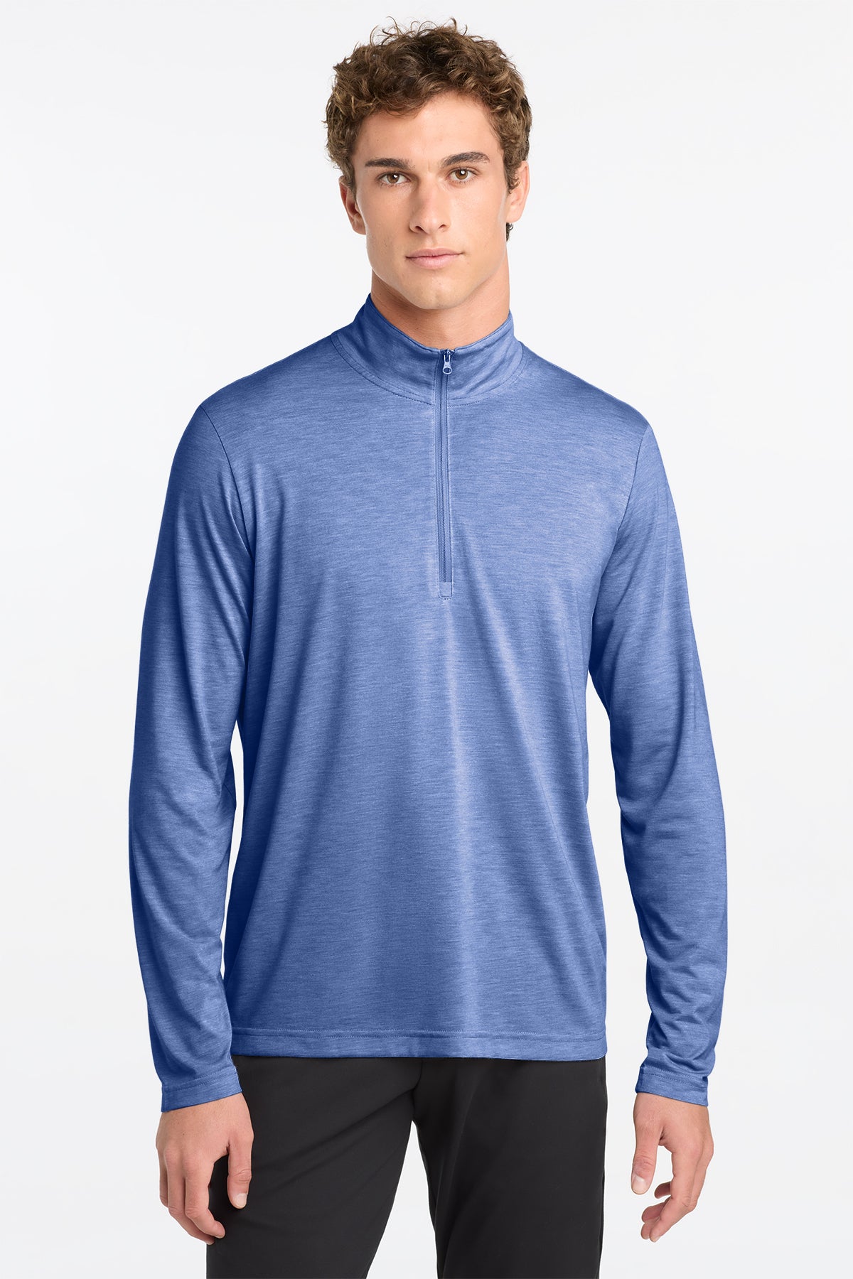 Sport-Tek ® PosiCharge ® Tri-Blend Wicking 1/4-Zip Pullover