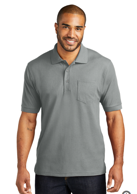 Port Authority® Silk Touch™ Polo with Pocket