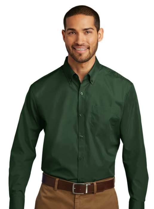 Long Sleeve Carefree Poplin Shirt
