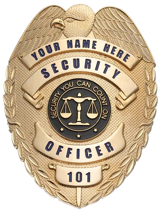 Metal Badge (Outrank Enforcement) Security Officer 101