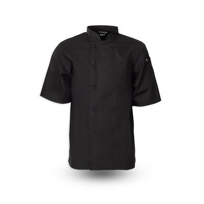 Keep Kool™ 1/2 Mesh Back Chef Coat - Short Sleeve