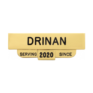 Smith & Warren One Line Nameplate