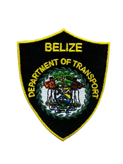 Embroidery - (Belize) Department of Transport on Both Sleeves