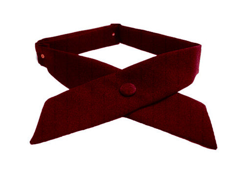Polyester Crossover with Covered Snap Tie