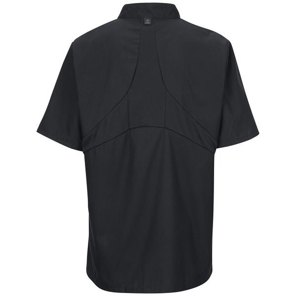 TH Women's Short Sleeve Chef Coat with OilBlok + MIMIX®