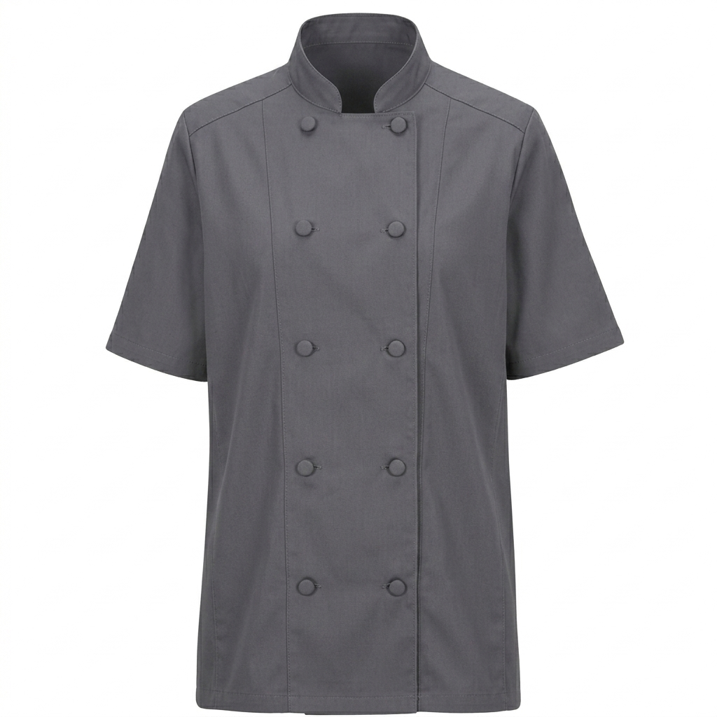 Women's Short Sleeve Chef Coat with OilBlok + MIMIX®