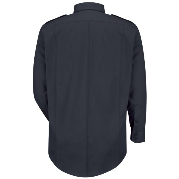 Men's New Dimension® Poplin Uniform Long Sleeve Shirt