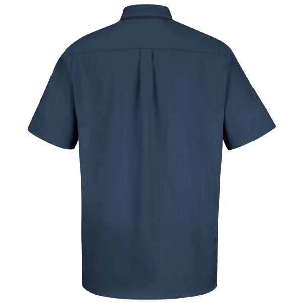 TCI Men's Short Sleeve Cotton Contrast Dress Shirt