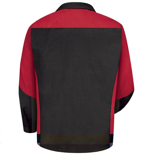 Men's Long Sleeve Two-Tone Crew Shirt
