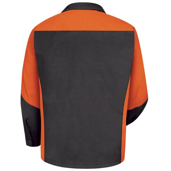Men's Long Sleeve Two-Tone Crew Shirt