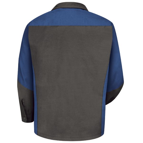 Men's Long Sleeve Two-Tone Crew Shirt
