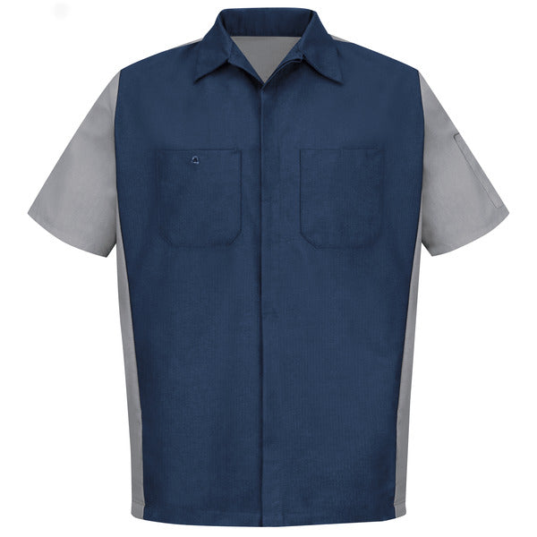Men's Short Sleeve Two-Tone Crew Shirt