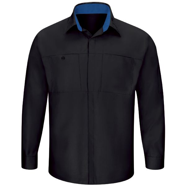 Men's Long Sleeve Performance Plus Shop Shirt with OilBlok Technology