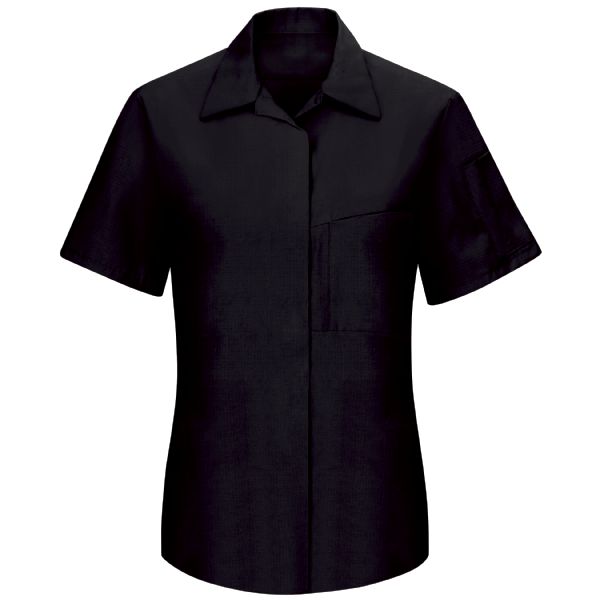 Women's Short Sleeve Performance Plus Shop Shirt with OilBlok Technology