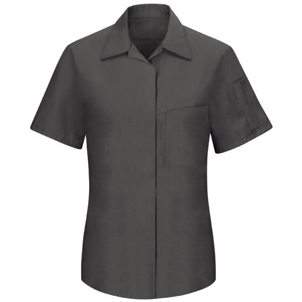 Women's Short Sleeve Performance Plus Shop Shirt with OilBlok Technology