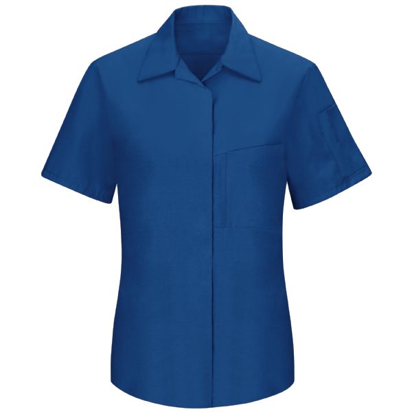 Women's Short Sleeve Performance Plus Shop Shirt with OilBlok Technology