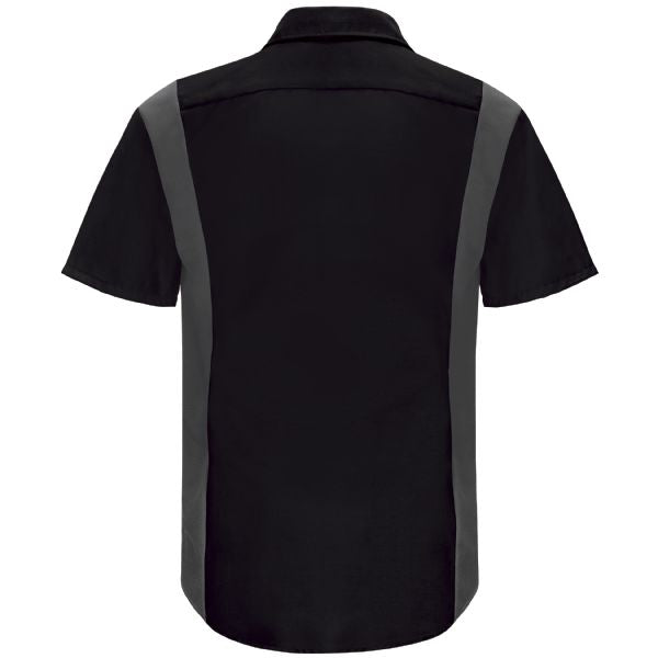Men's Short Sleeve Performance Plus Shop Shirt With Oilblok Technology