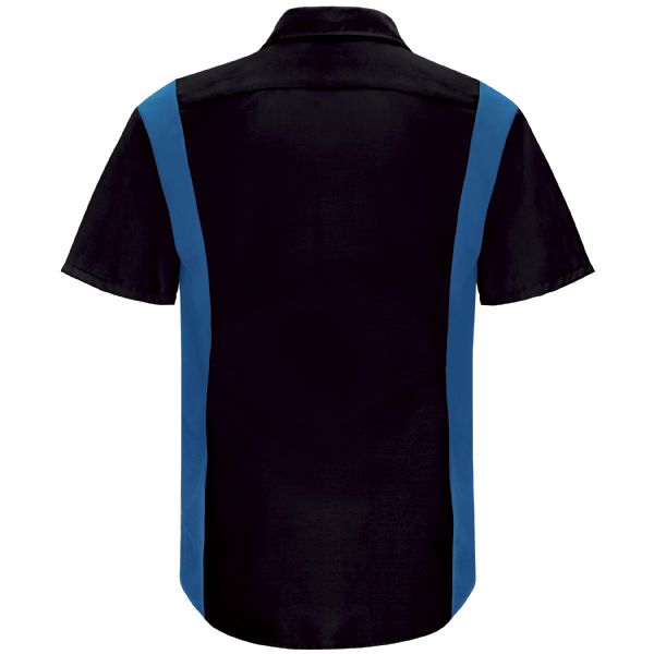 Men's Short Sleeve Performance Plus Shop Shirt With Oilblok Technology