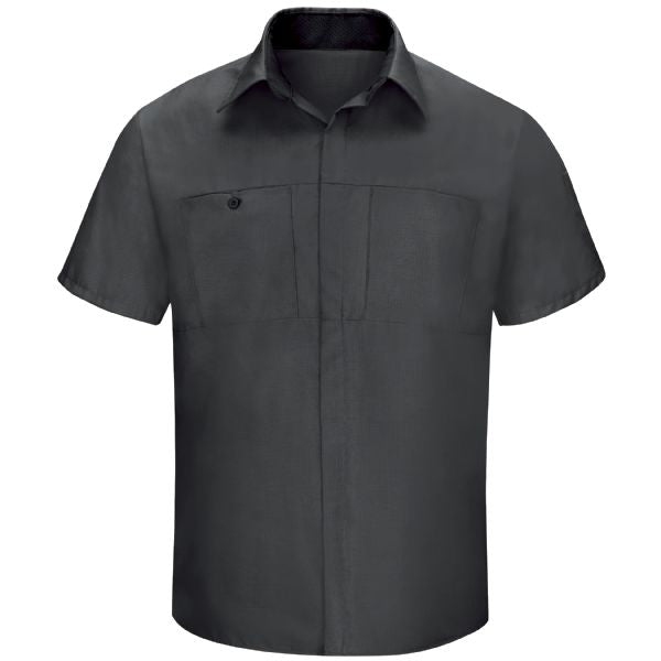 Men's Short Sleeve Performance Plus Shop Shirt With Oilblok Technology