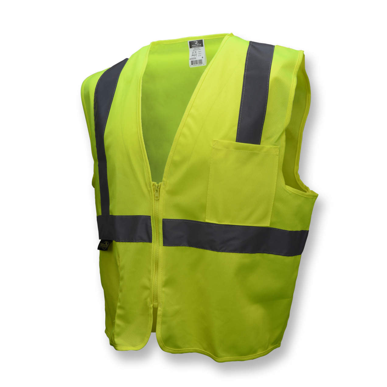 ARR Economy Type R Class 2 Solid Safety Vest with Zipper